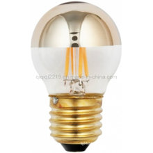 Venta de fábrica G45 Gold Mirror 3.5W Dimmable LED Bulbo
